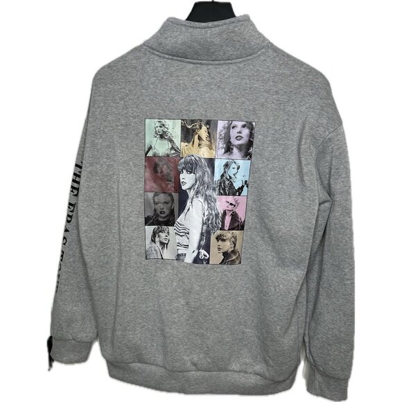 Taylor Swift “The Eras Tour” Quarter Zip Jacket Sweatshirt Merch Tour Music XL - Picture 1 of 9